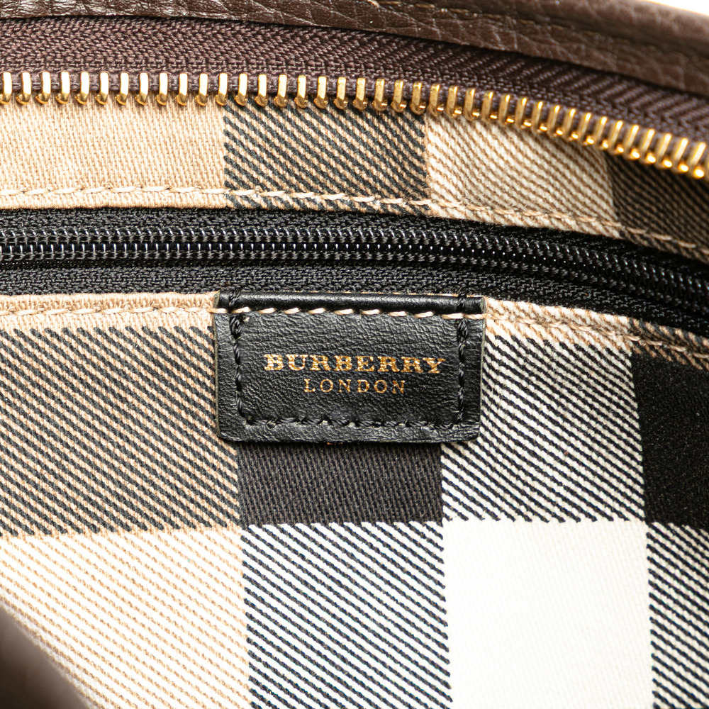 Pre-Loved Burberry Leather Shoulder Bag - Picture 5 of 12
